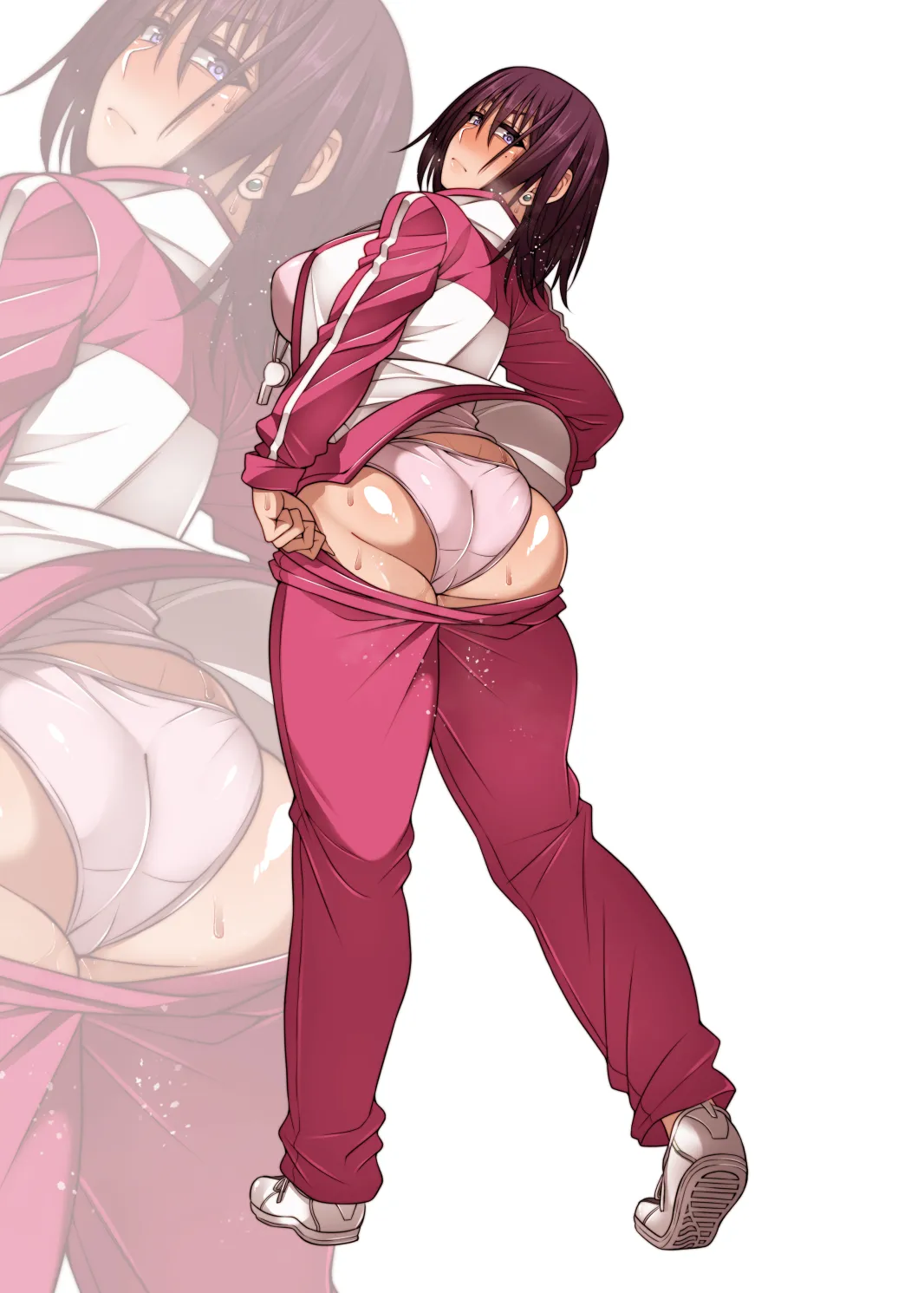 Tsugou no Ii Mesu Otsubone Taiiku Kyoushi Hen Part 1 & 2 + bonus art page 3 full