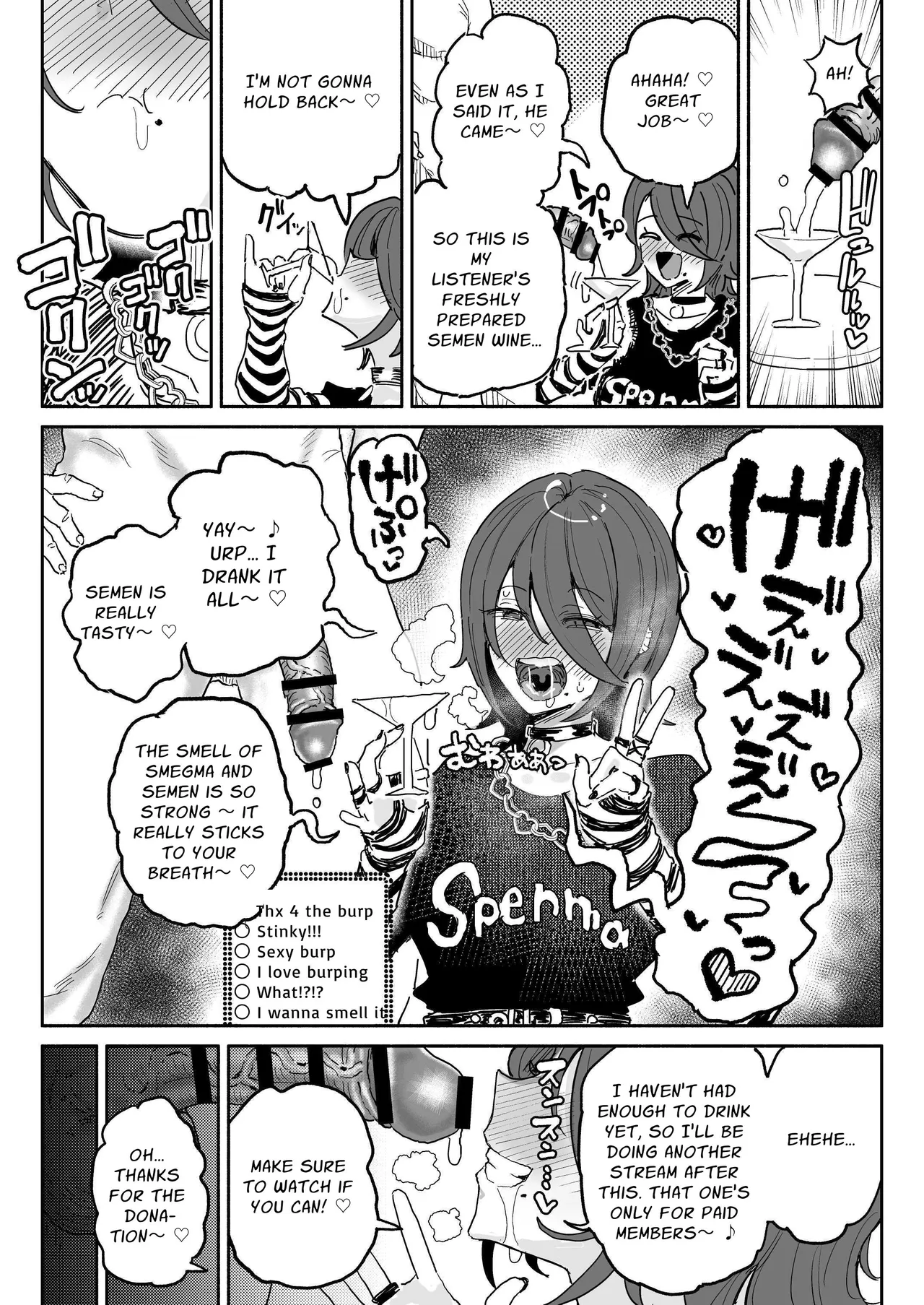 Chin Kagi Kei Haishinsha Isshuukan Chinkasu Zamen Seikatsu | Dick Sniffin' Tuber's 1 Week Smegma Ridden Cumlife page 6 full