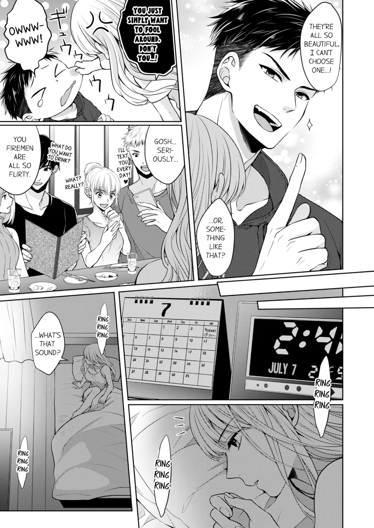 Yubisaki Kara Honki no Netsujō ～ Chara Otoko Shōbōshi wa Massuguna me de Watashi o Daita ～ | Fire in His Fingertips Vol. 1-19 page 5 full