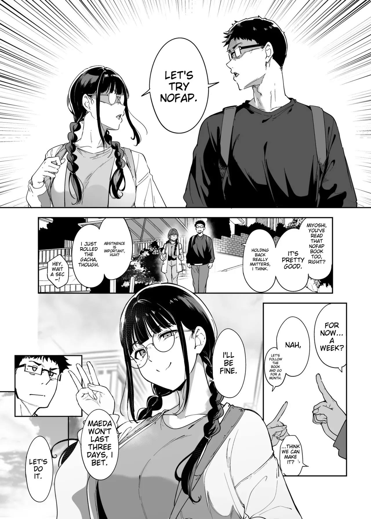 Otaku Tomodachi to no Sex wa Saikou ni Kimochi Ii 3 | Sex with Your Otaku Friend is Mindblowing 3 page 2 full