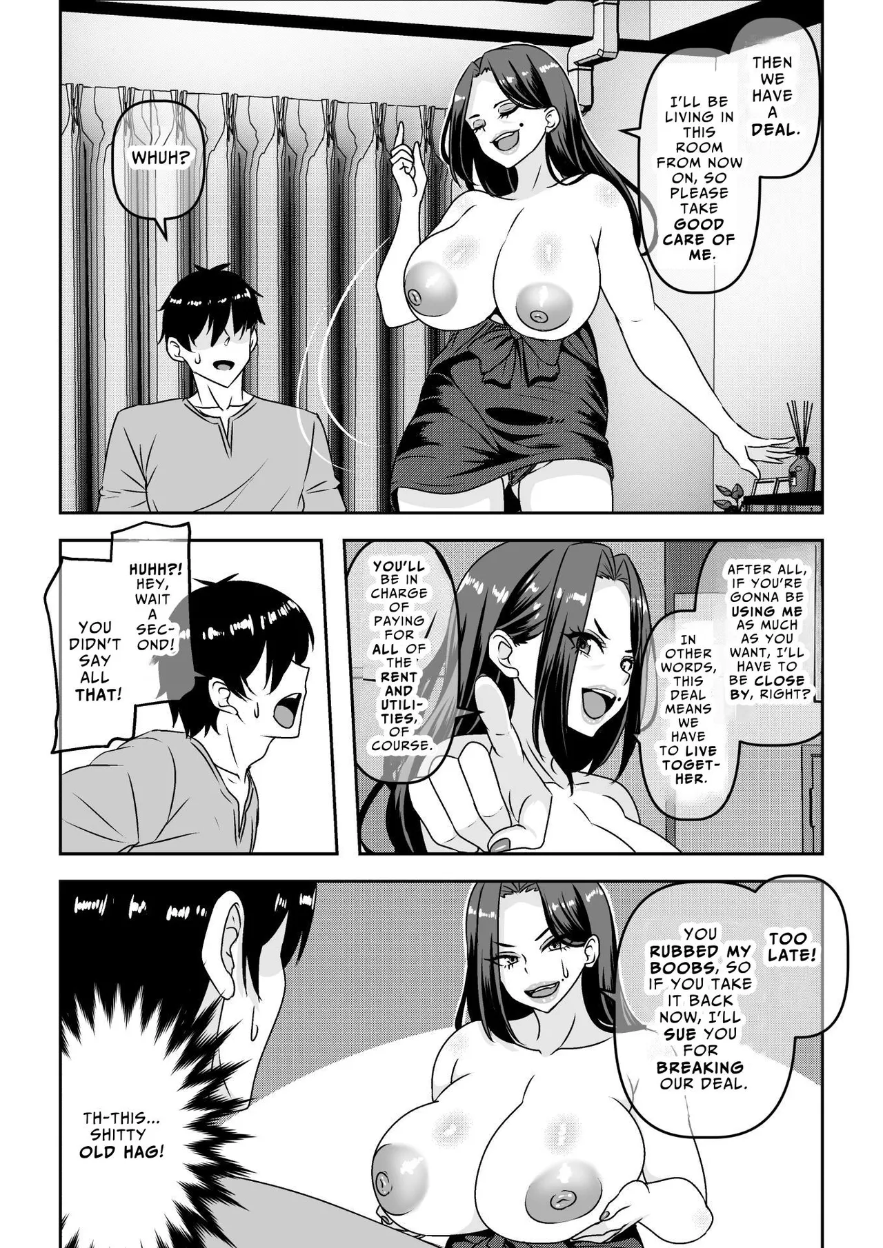 Ore ga Seigou na no o Shirazu ni Tsuki Ichi Man de Yarihoudai no Subscription Keiyaku o Musun de shimatta Funinki Fuuzokujou Oba-san | Unpopular Prostitute Signs An All-I-Can-Fuck Monthly Subscription Not Knowing I'm A Total Horndog page 10 full