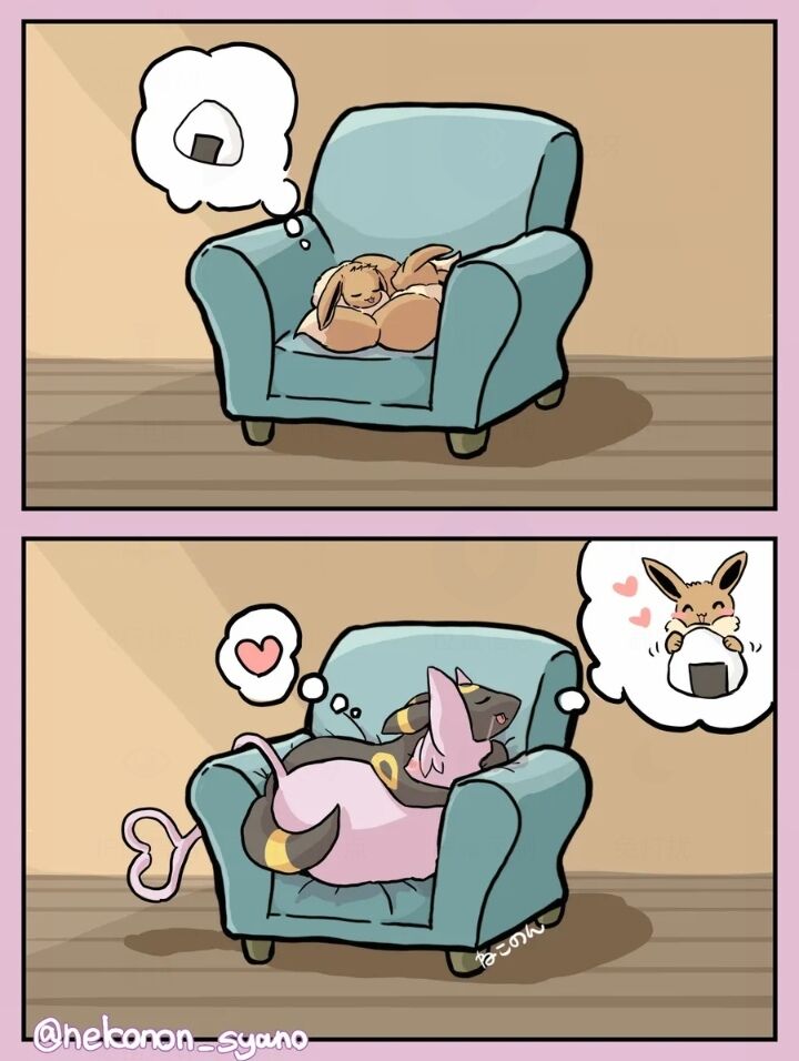 标题的话:不同性格的伊布进化（作者:ねこのん ） page 4 full