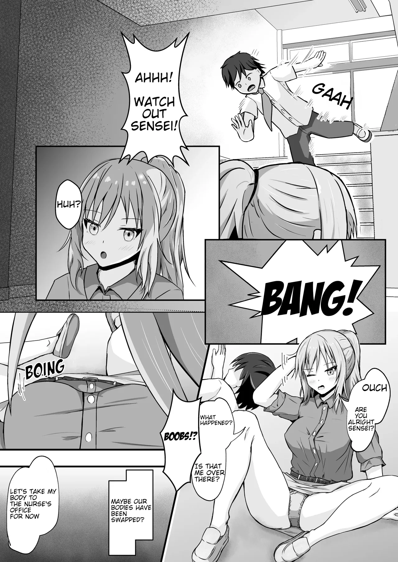 Kaidan Kara Ochite Sensei to Karada ga Irekawaru Ohanashi page 1 full