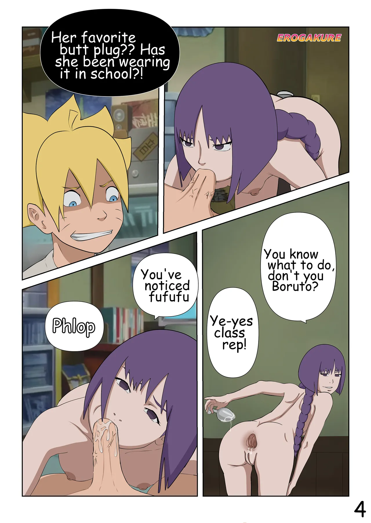 Sumire's Birthday Comic 2024  By Erogakure page 4 full