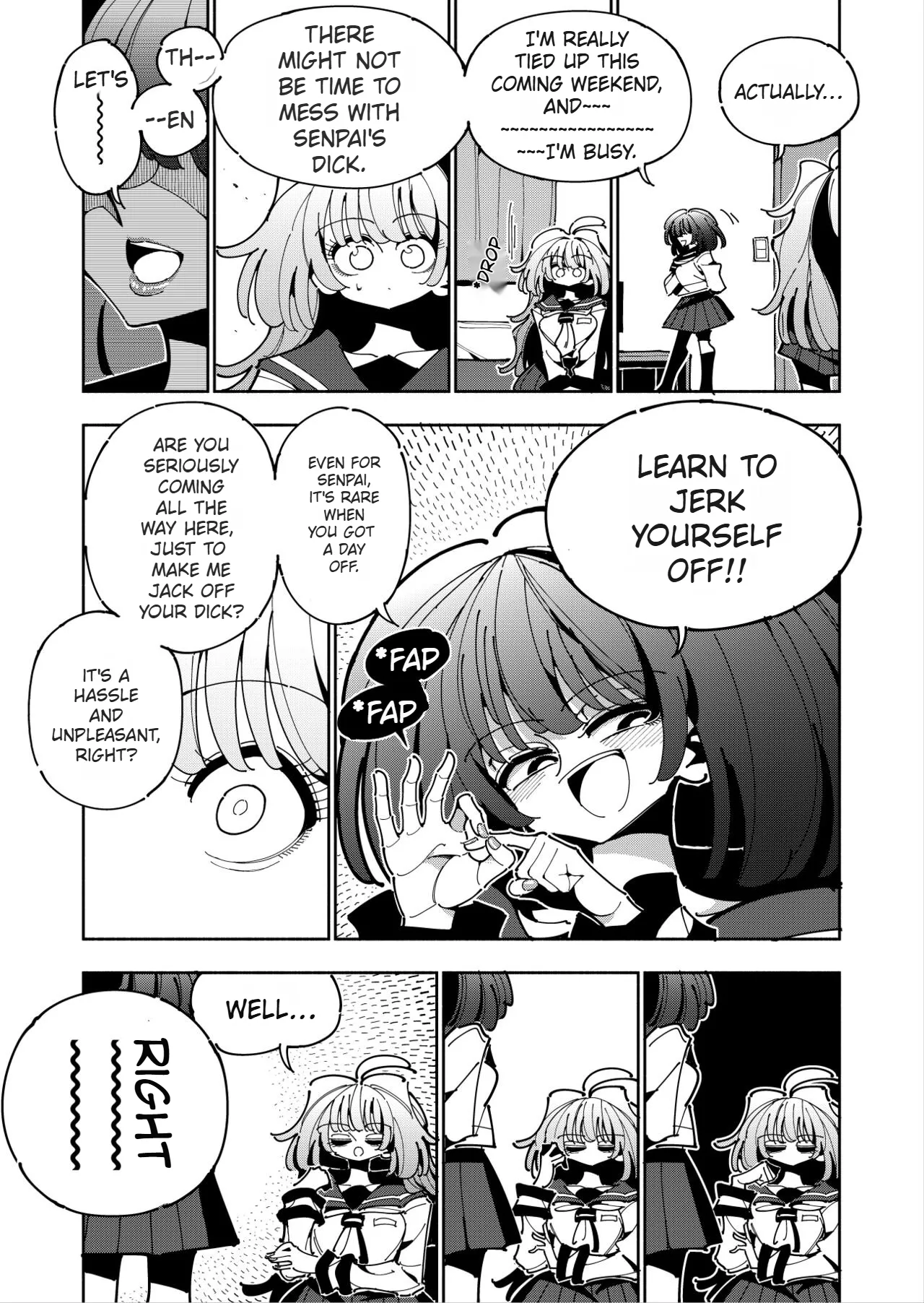 Shizuku and Shiori IF  -Learn in Five Days! A Guide to Futanari Masturbation- page 10 full