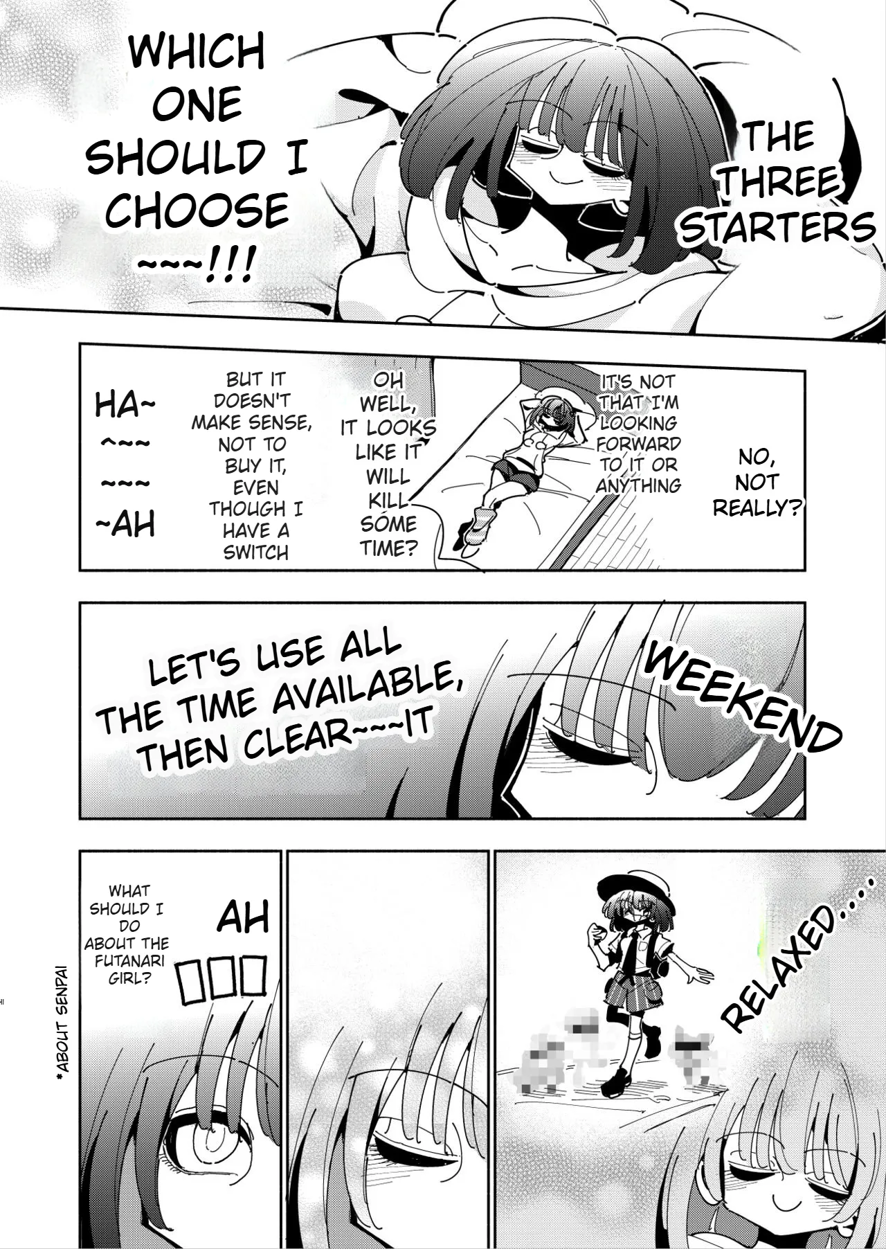 Shizuku and Shiori IF  -Learn in Five Days! A Guide to Futanari Masturbation- page 3 full