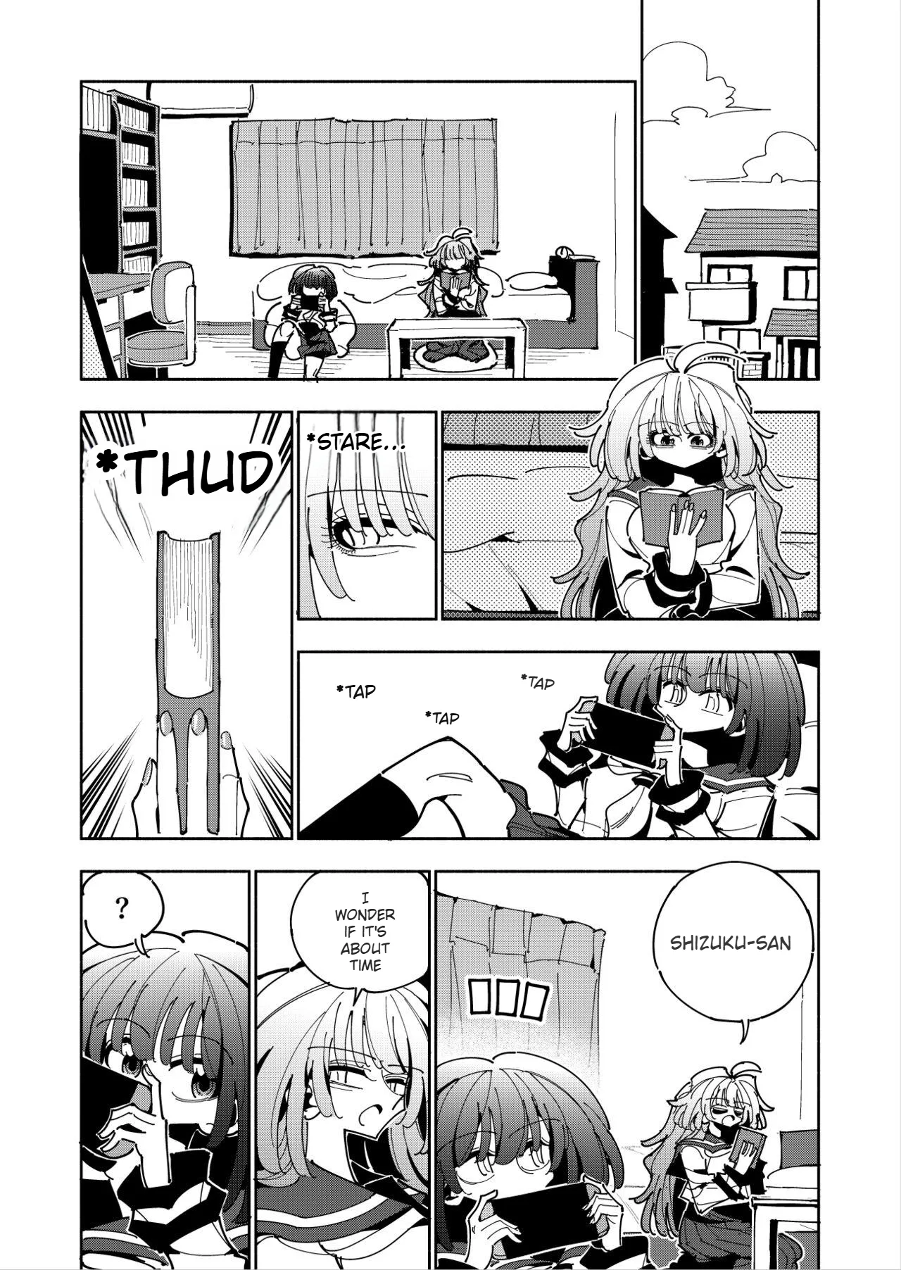 Shizuku and Shiori IF  -Learn in Five Days! A Guide to Futanari Masturbation- page 8 full