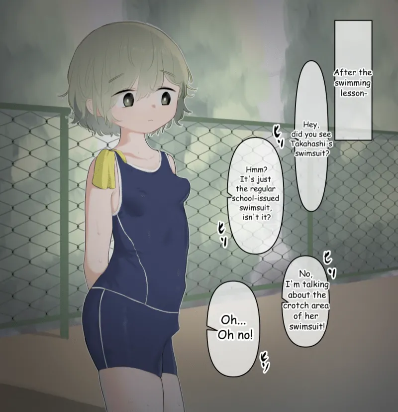 Clit ga Oukii Koto ga Suiei no Jugyou de Barechatta Onnanoko I Girl with large clit page 1 full