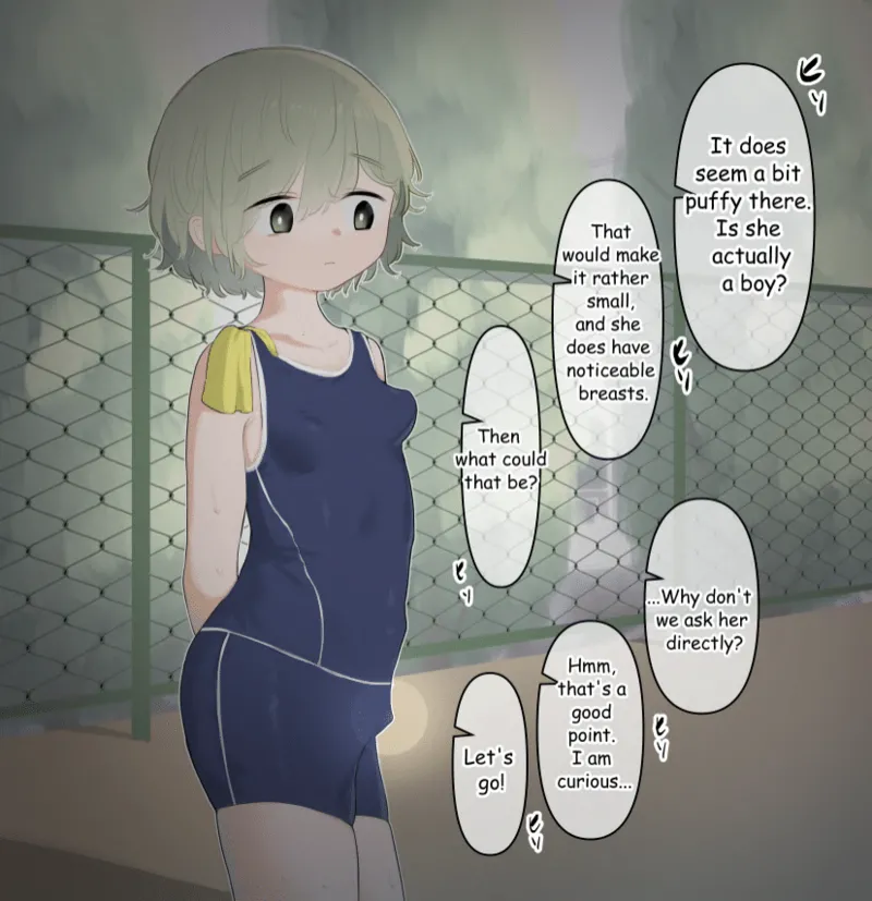 Clit ga Oukii Koto ga Suiei no Jugyou de Barechatta Onnanoko I Girl with large clit page 2 full