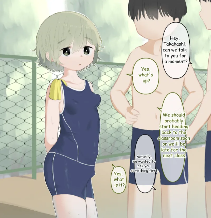 Clit ga Oukii Koto ga Suiei no Jugyou de Barechatta Onnanoko I Girl with large clit page 3 full