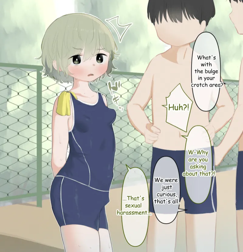 Clit ga Oukii Koto ga Suiei no Jugyou de Barechatta Onnanoko I Girl with large clit page 4 full