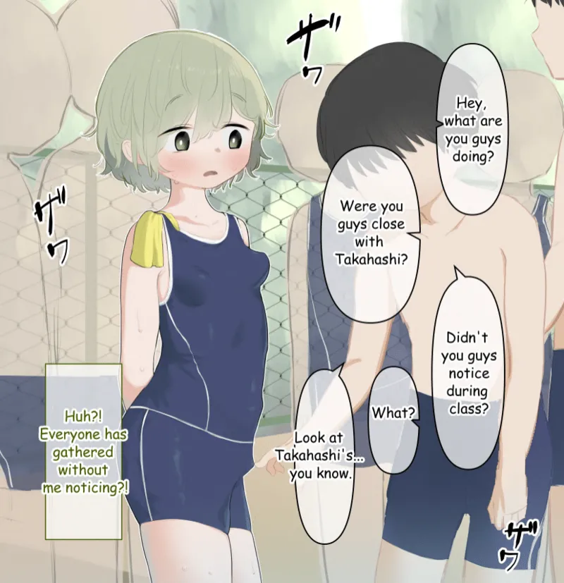 Clit ga Oukii Koto ga Suiei no Jugyou de Barechatta Onnanoko I Girl with large clit page 9 full