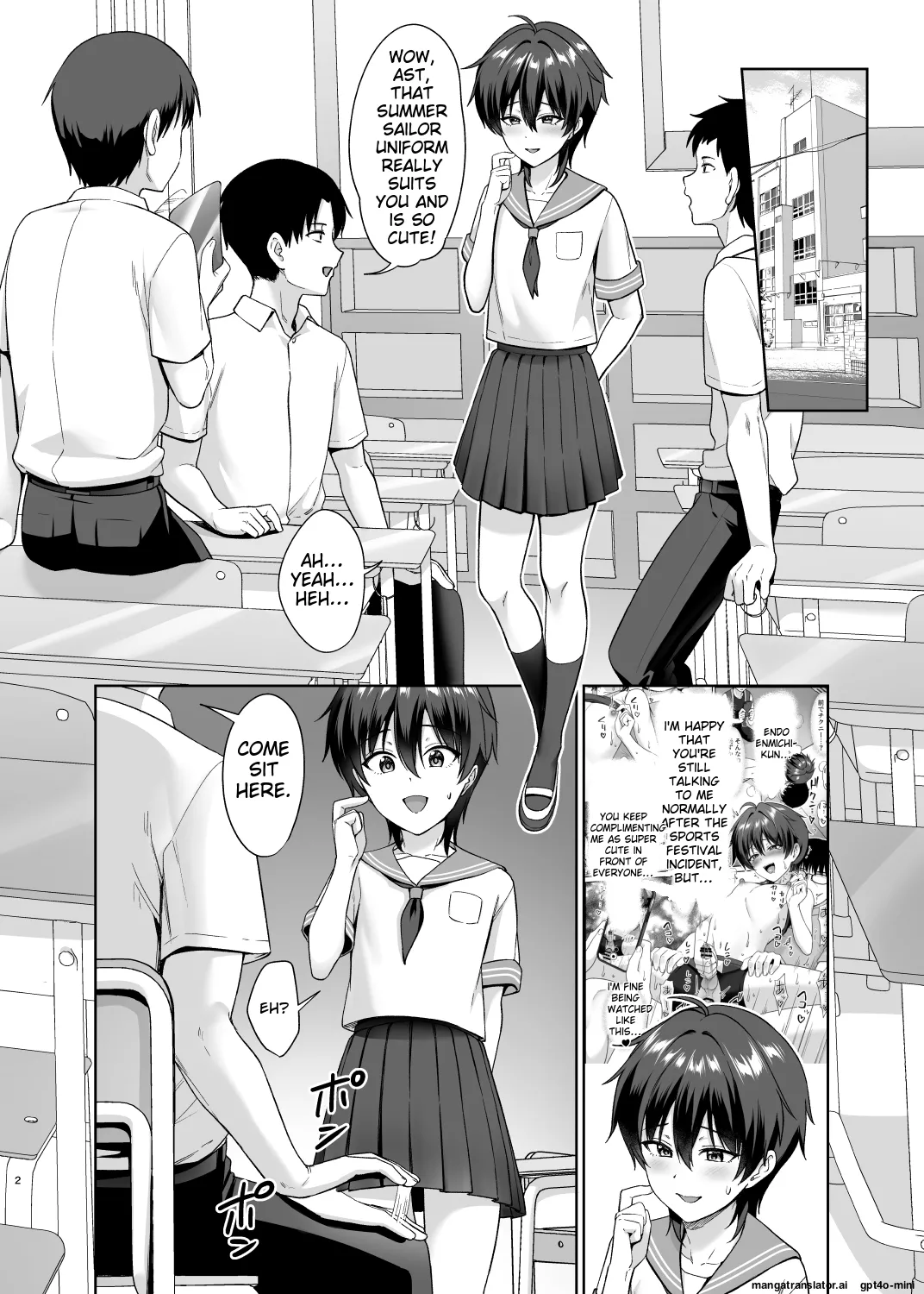 Danshikou de Ore Dake Josou no Class 3 page 3 full