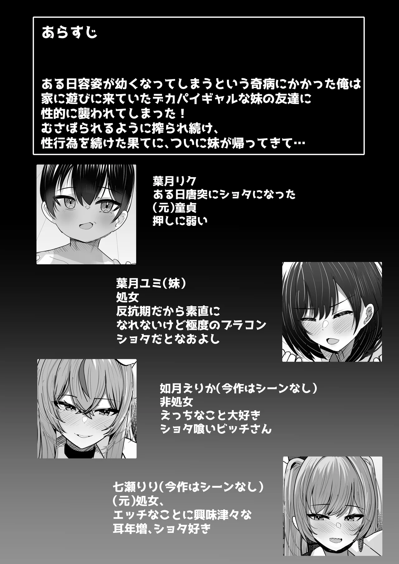 年下デカパイギャルハーレムに囲われまくる 実妹編 page 4 full