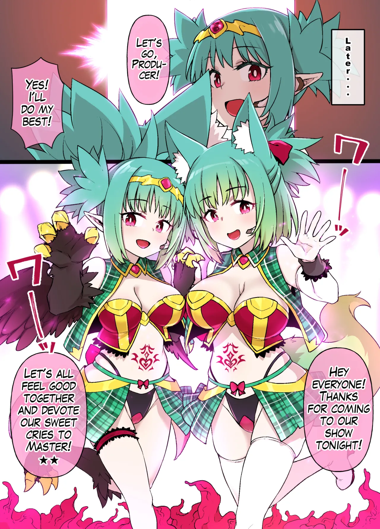 Harpy Musume no Sennou Shokushu Kan Live | Harpy Idol's Tentacle Brainwashing Show page 7 full