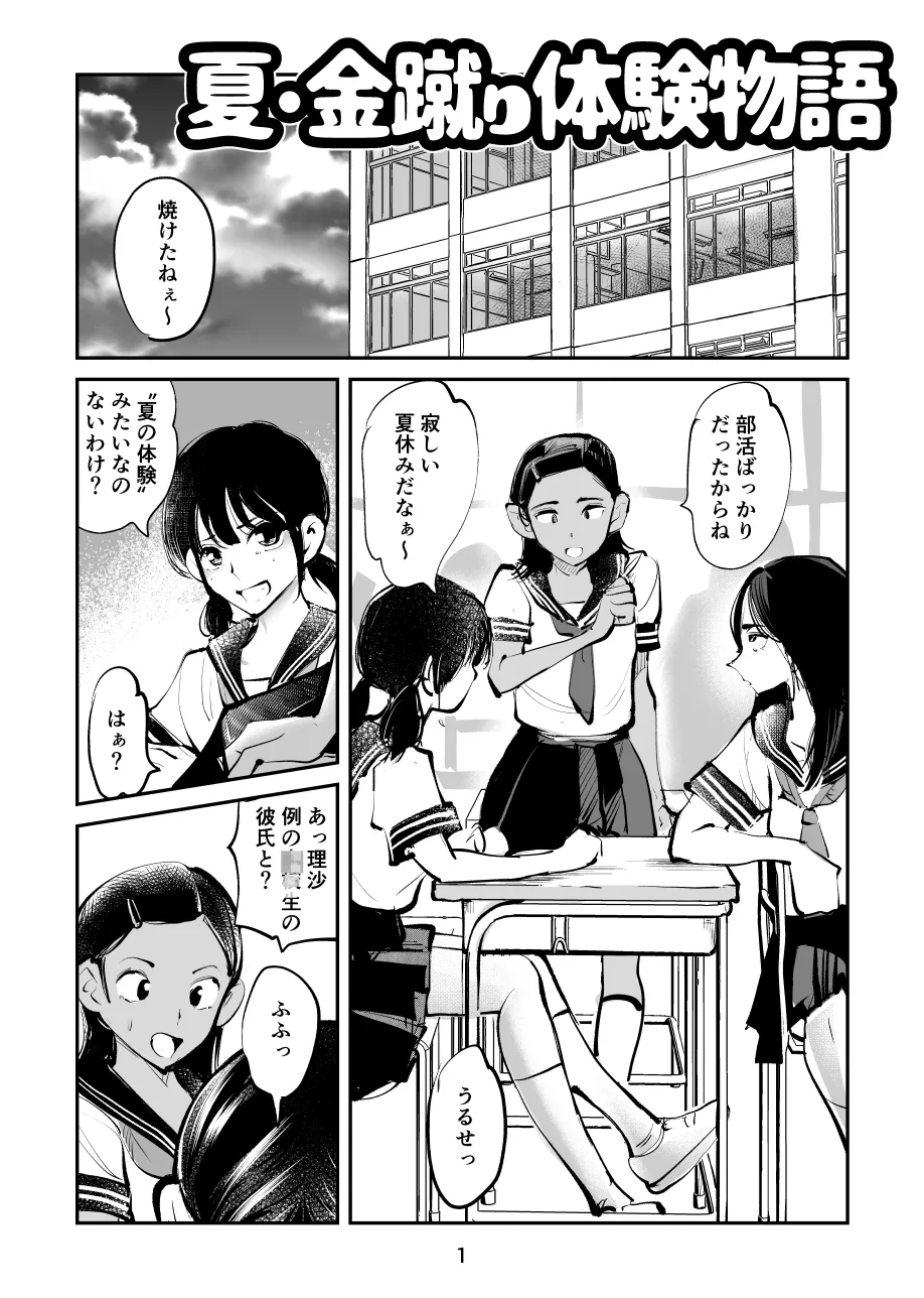 Summer ball kicking experience story 1+2 page 1 full