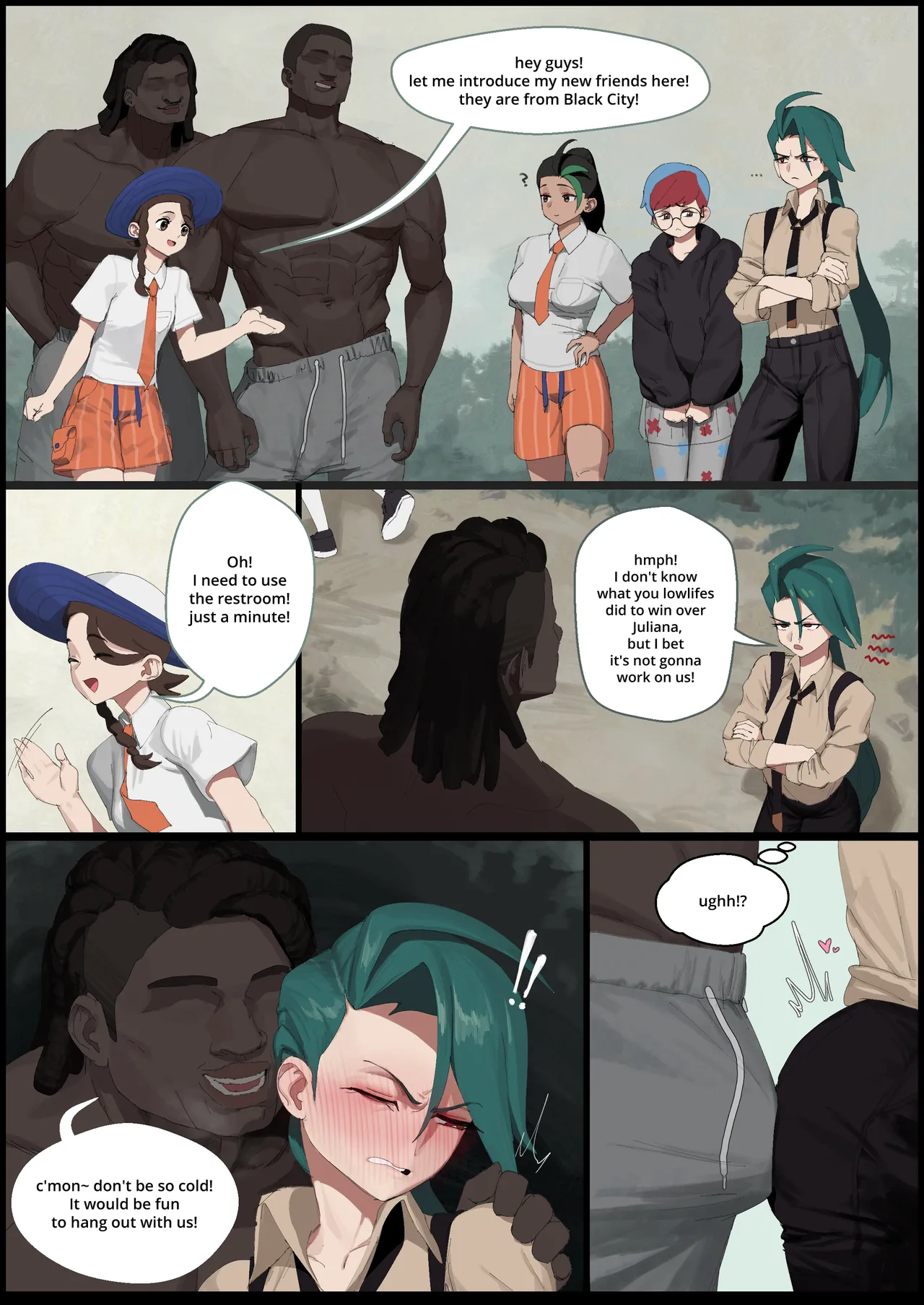 Nemona, Penny & Rika get BLACKED page 1 full