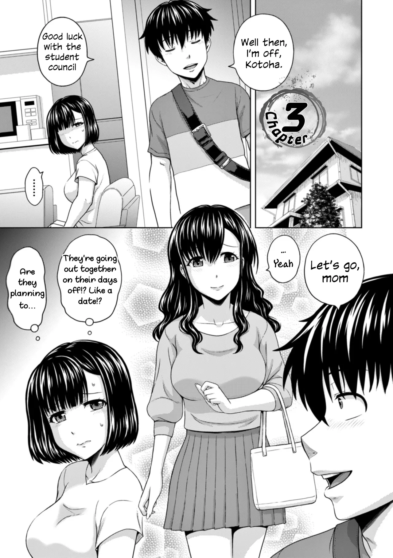 Honjitsu mo Haha to Imouto no Choukyou Hiyori | Another Good Day to Train my Mother and Little Sister Ch. 3-4 page 3 full