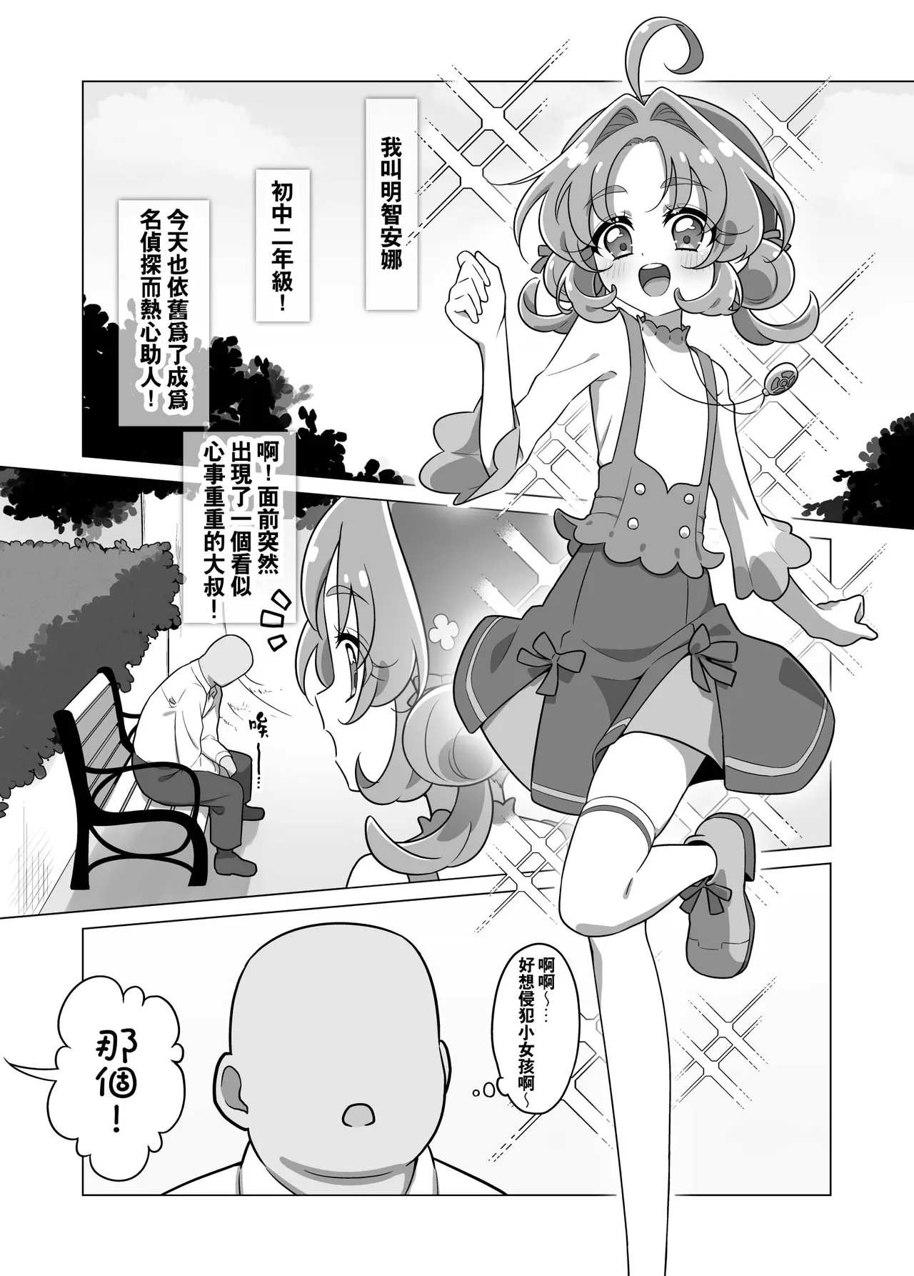Star Detective Precure Manga page 3 full