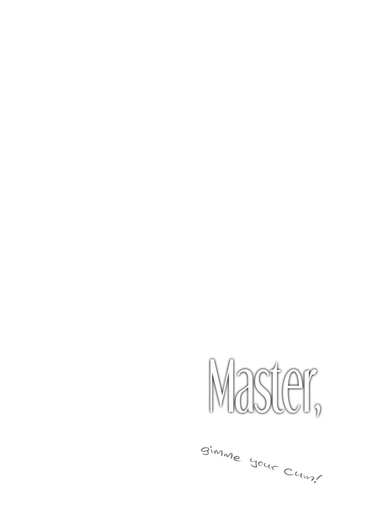 Aruji-sama Se~Shi Choudai! | Master, Gimme Your Cum! page 2 full