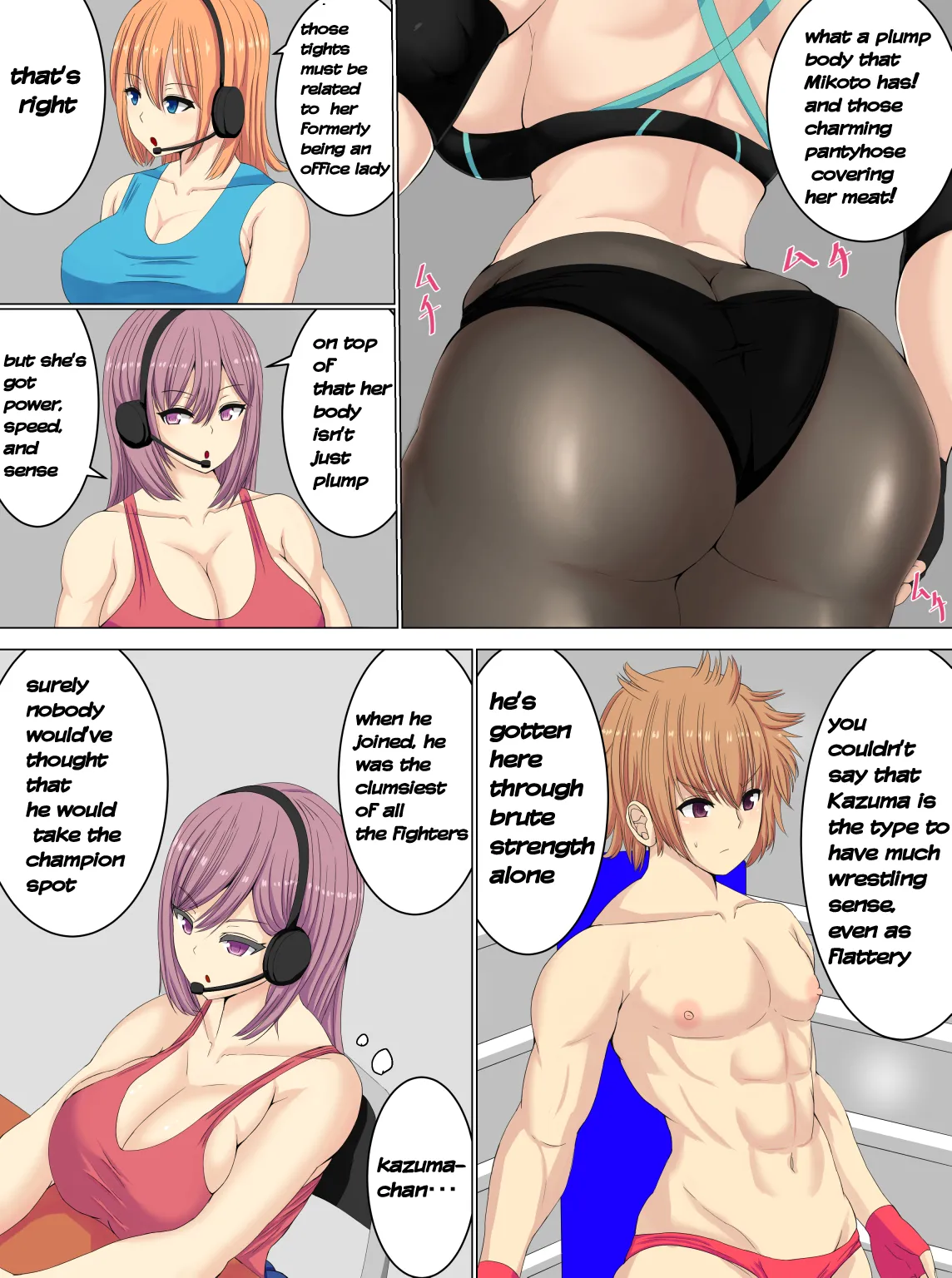 Defeated by a pantyhose wrestler page 4 full