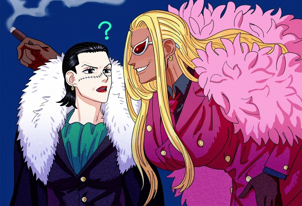 DoflamingoxCrocodile yuri/shota by @mg_cls/白 page 1 full