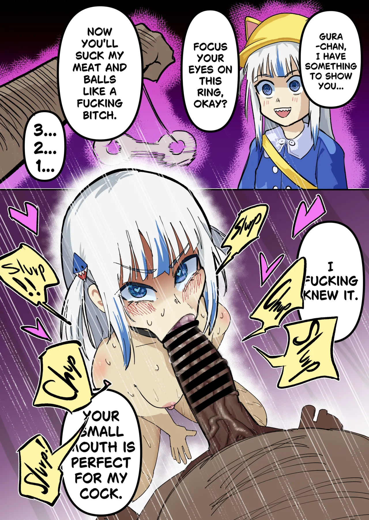 Hypnozited Gura loves the meat page 1 full