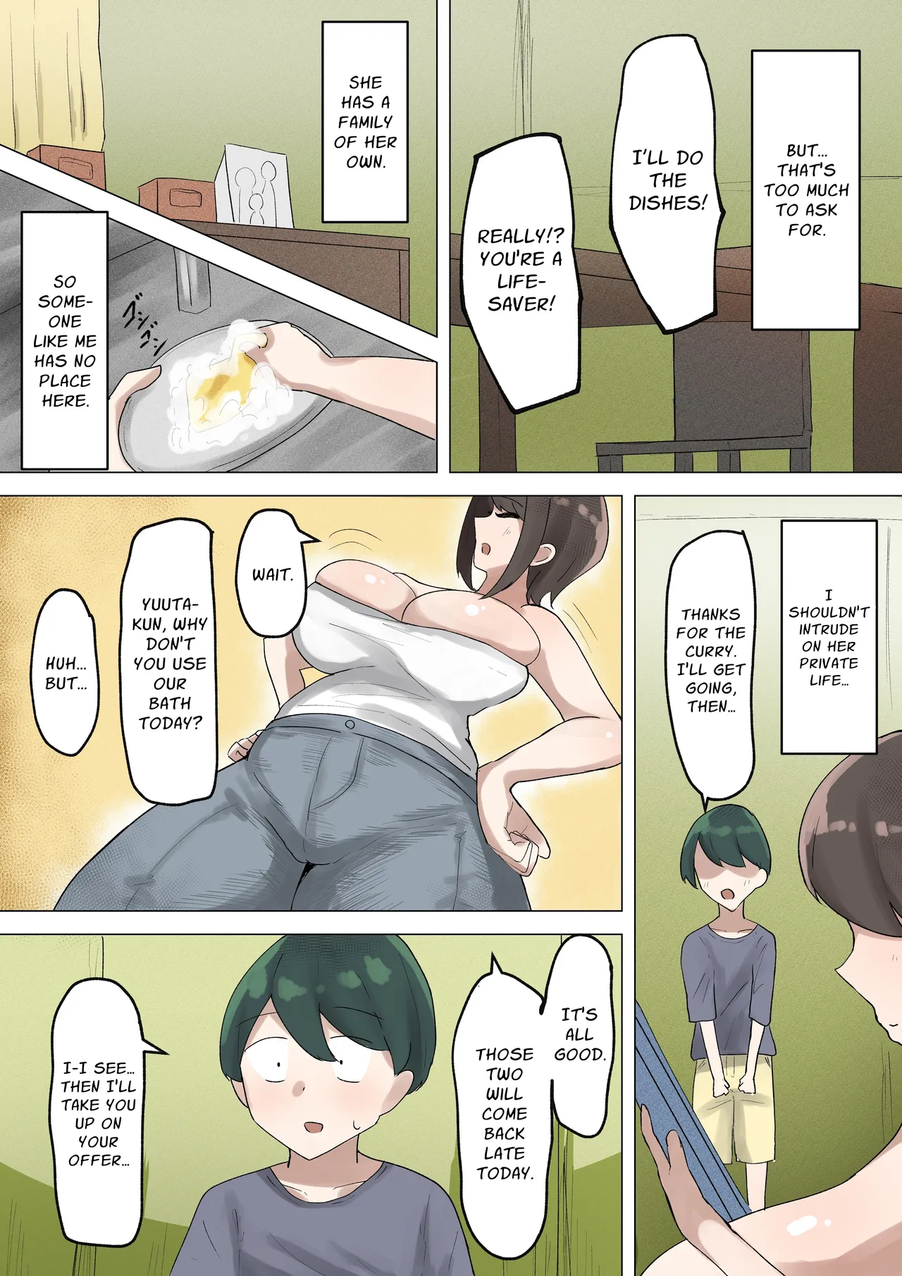 Boku ga Shitatte Ita Tonari no Oba-san wa Tada no Hentai Dosukebe Oba-san Deshita | The Lady I Adored Next Door Turned Out To Be A Slutty Pervert page 5 full