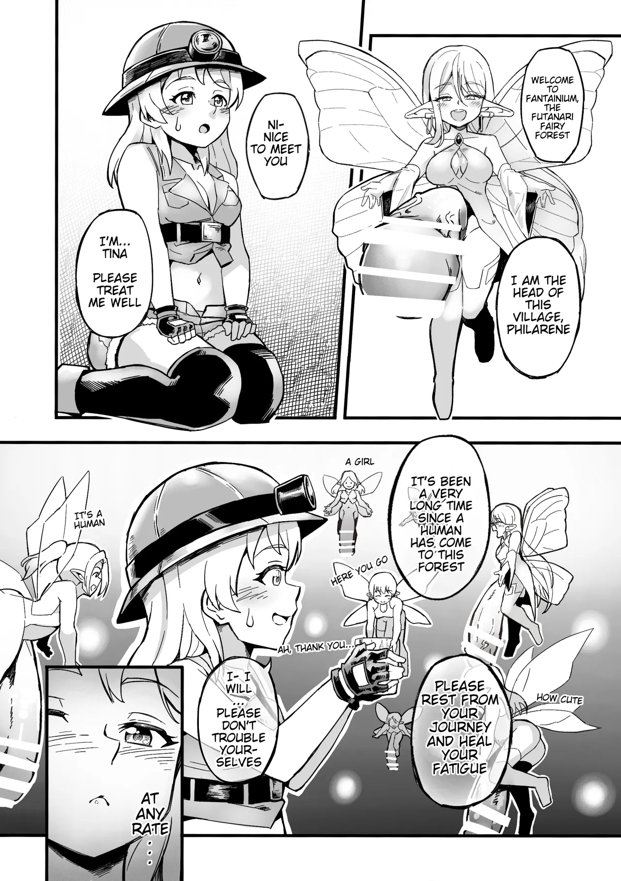 The Girl in the Futanari Fairy Forest page 7 full