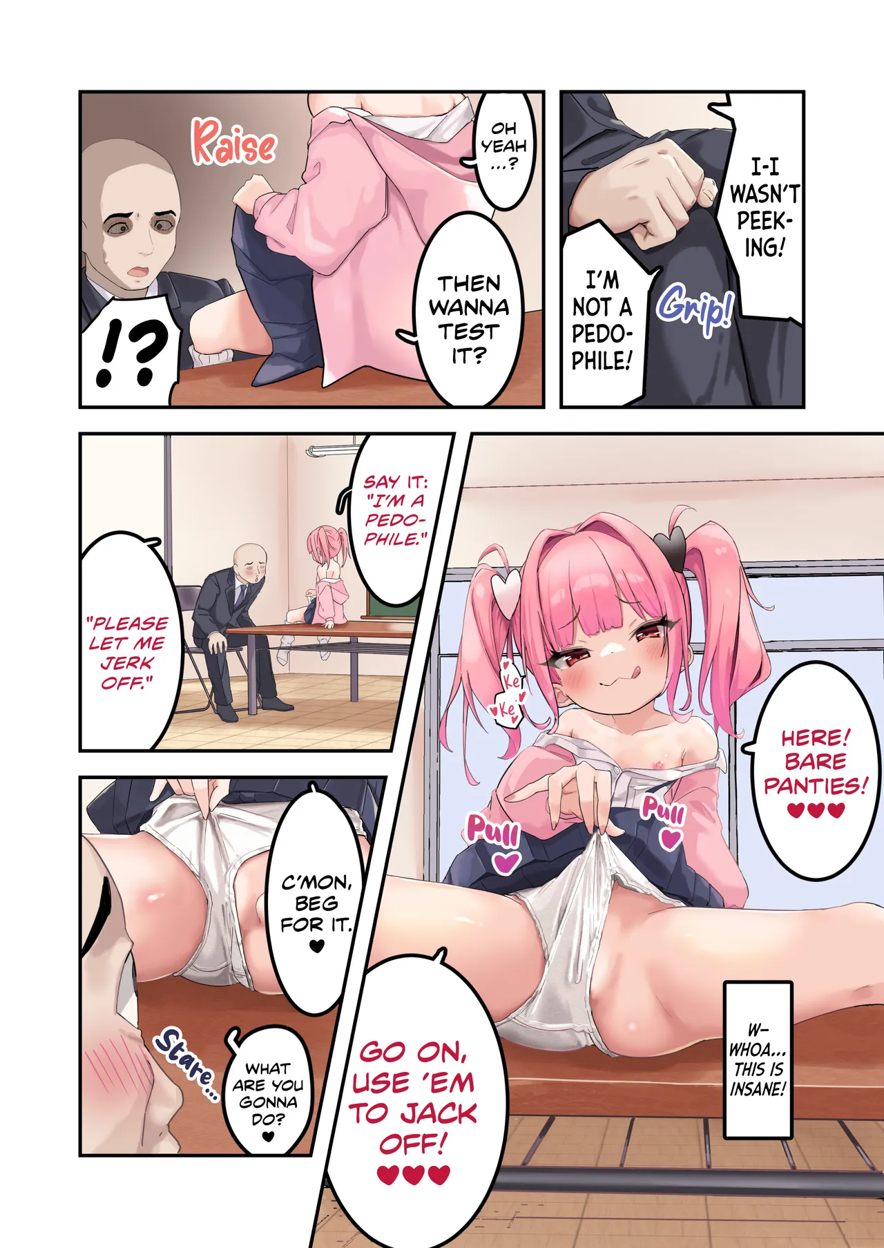 Kodopan Mesugaki wa Do-M Kyoushi o Wakarasetai | A Bratty Girl in Kiddy Panties Wants to Correct Her Masochist Teacher page 9 full