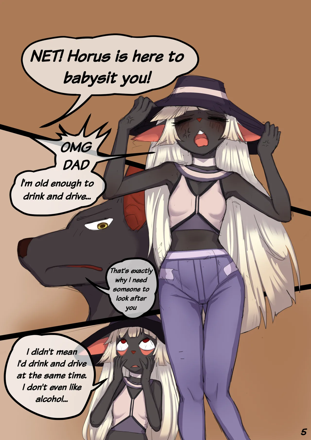 Anubis Dad page 6 full