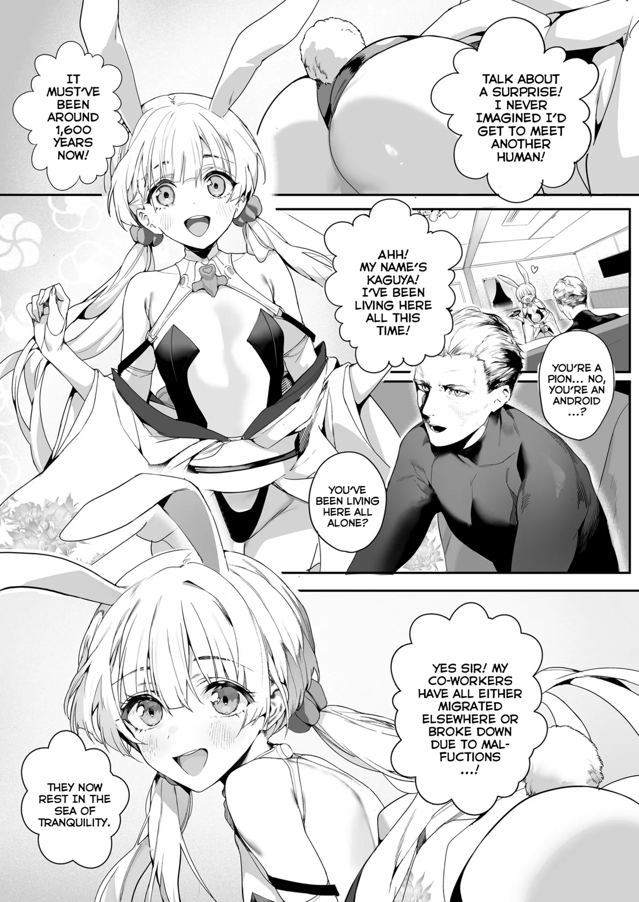 Tsuki no Ura de Aimashou | Let's Meet on the Dark Side of the Moon page 3 full