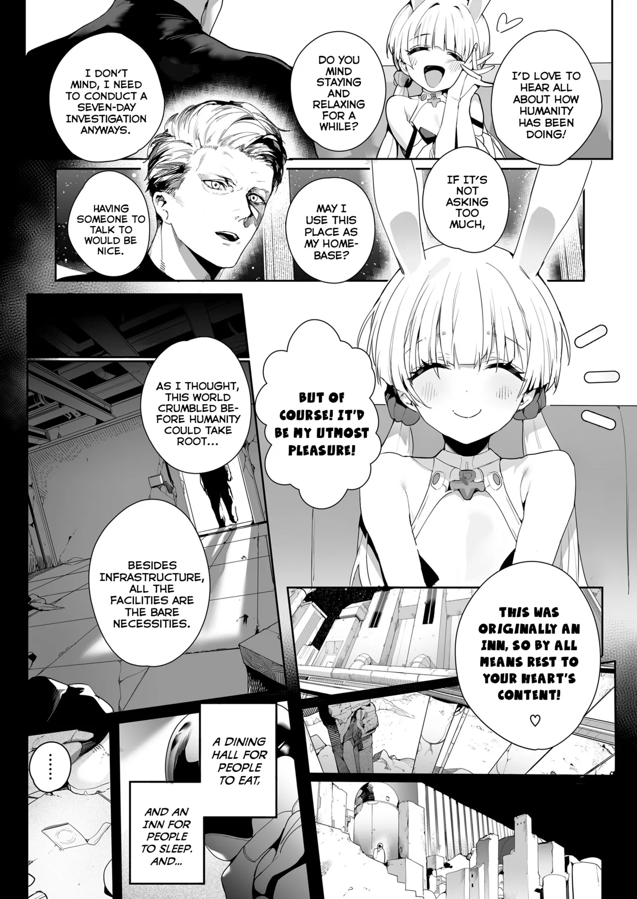 Tsuki no Ura de Aimashou | Let's Meet on the Dark Side of the Moon page 4 full