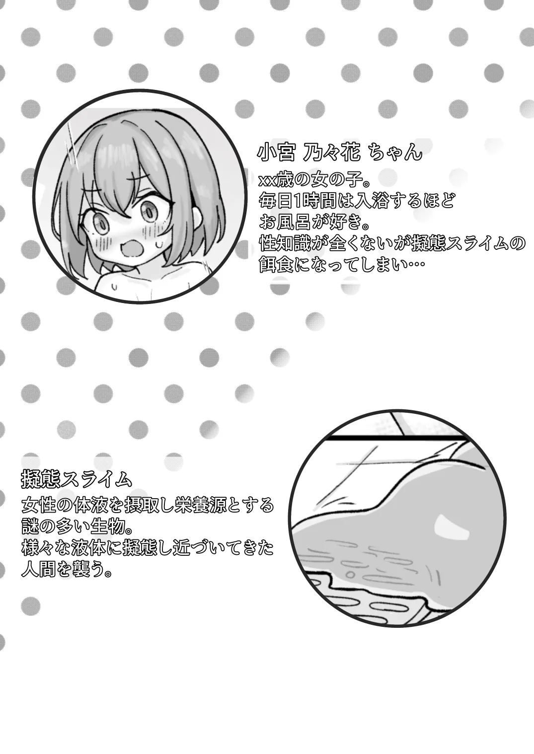 擬態スライムの生態録 -スライム風呂と無知少女- page 2 full