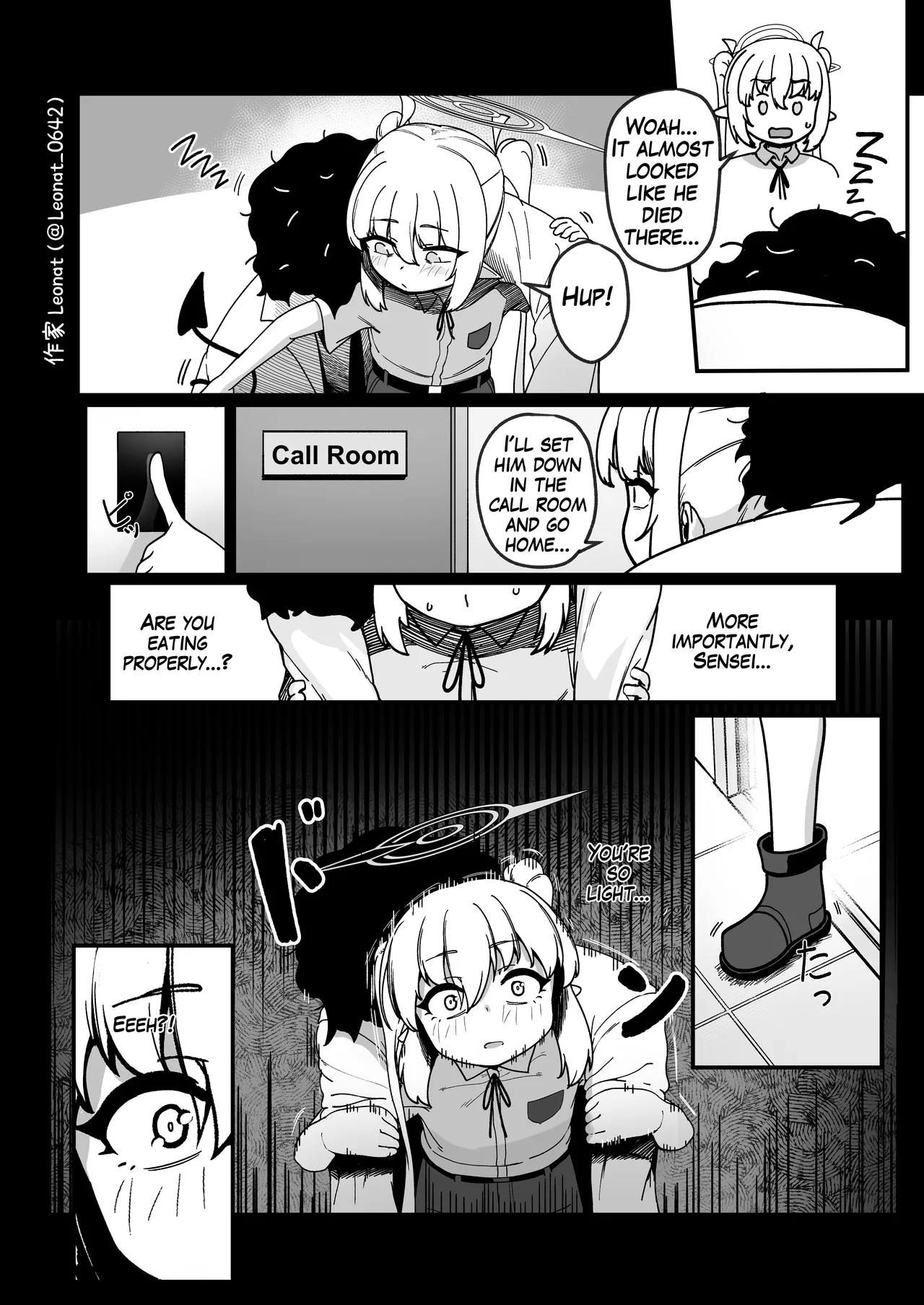 Yakin Sensei to Osewa Gakari | Night Shift Sensei and His Caretaker Part 1 page 4 full