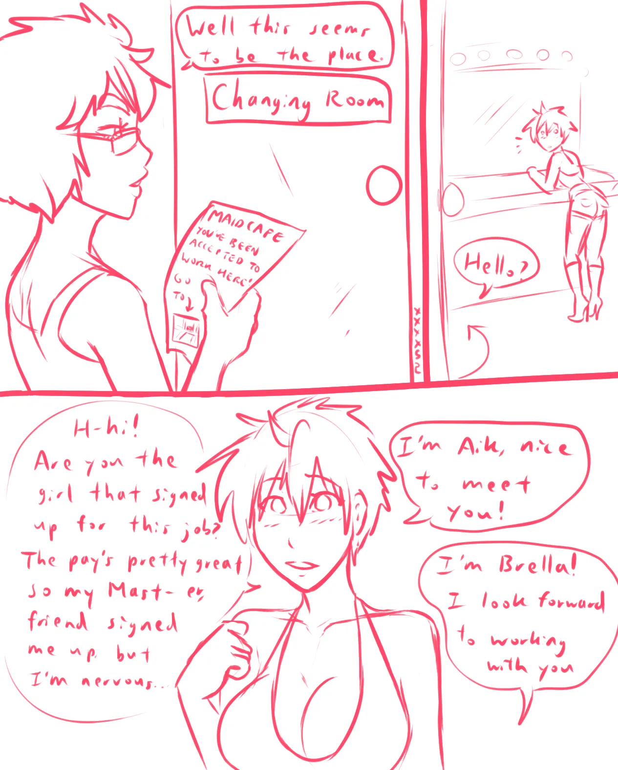 Maid Cafe page 1 full