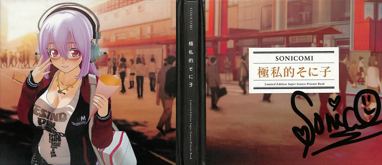 Sonicomi Limited Edition Super Sonico Private Book page 1 full