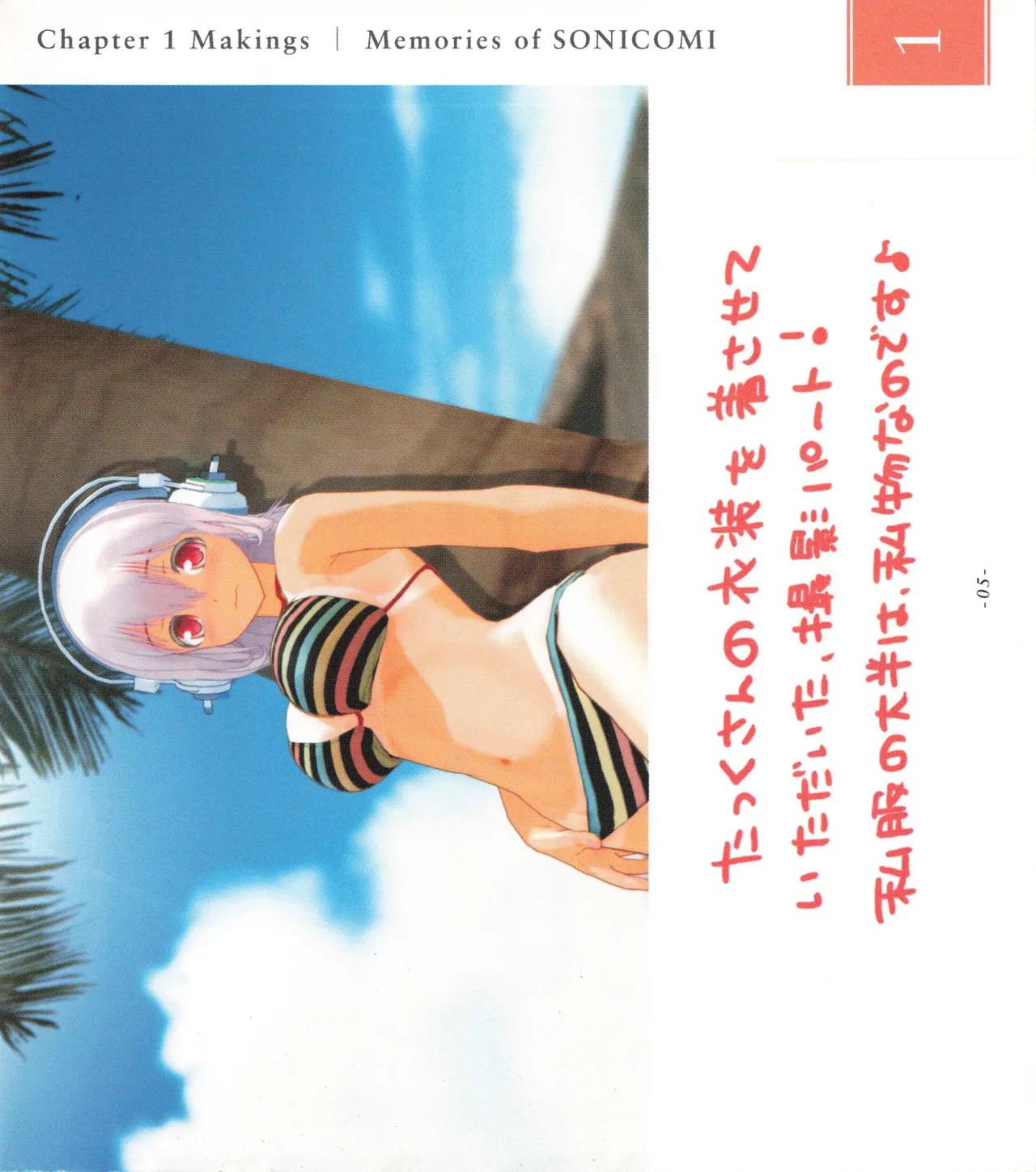 Sonicomi Limited Edition Super Sonico Private Book page 6 full
