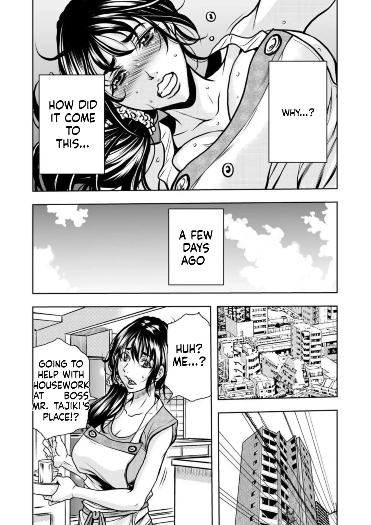 Contract wife - The days of being embraced by her husband's boss began for her husband - 1 page 8 full