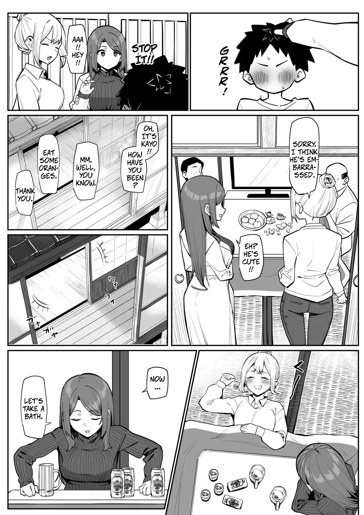 The Very Popular Teacher's New Year's Homecoming 1 + Character Settings and Relationship Chart -- Daininki na Sensei Jinbutsu Settei to Soukanzu + Shougatsu Kisei no Maki page 4 full