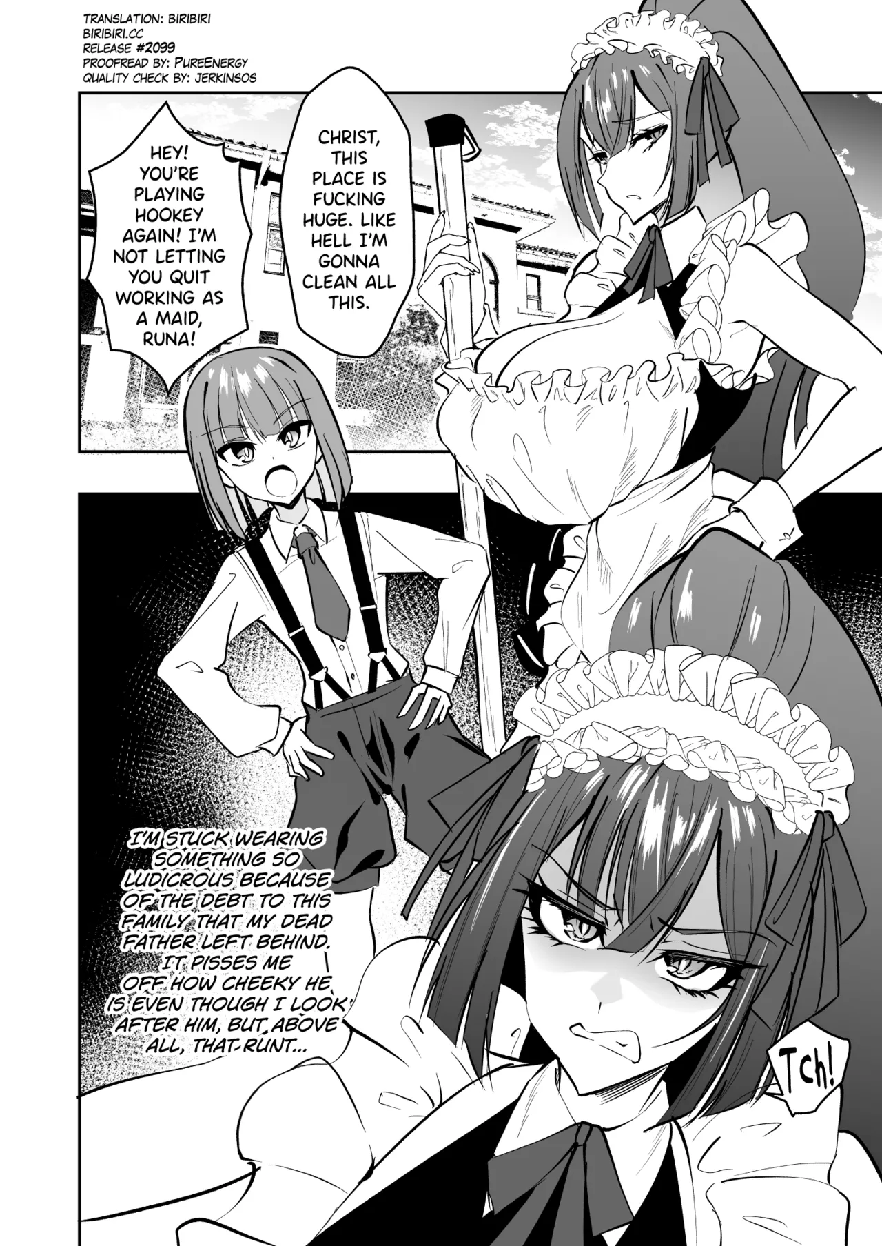 Dekachin Goshujin-sama kara Gohoushi Kyouiku Sarechau Ero Maid page 3 full