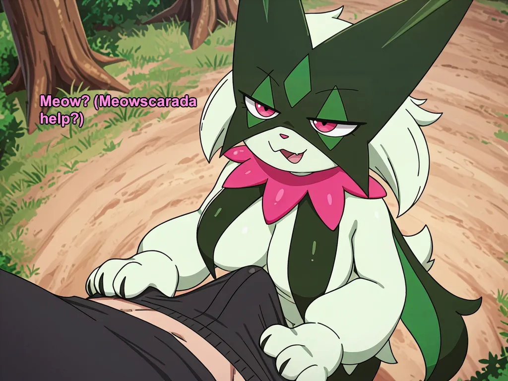 Meowscarada bored in forest page 7 full