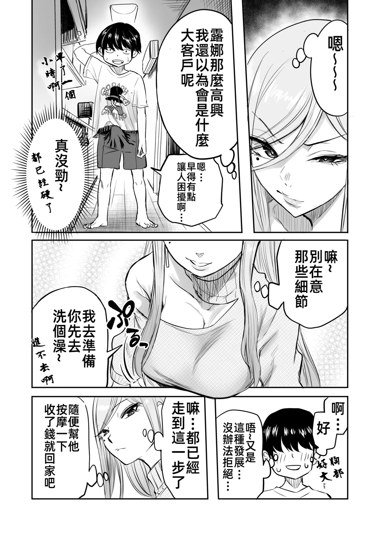 Kurogal Men-esthe Jou ga Yarasetekureru Hanashi 2 | 黑皮辣妹按摩女願意和我做愛的故事2 page 7 full