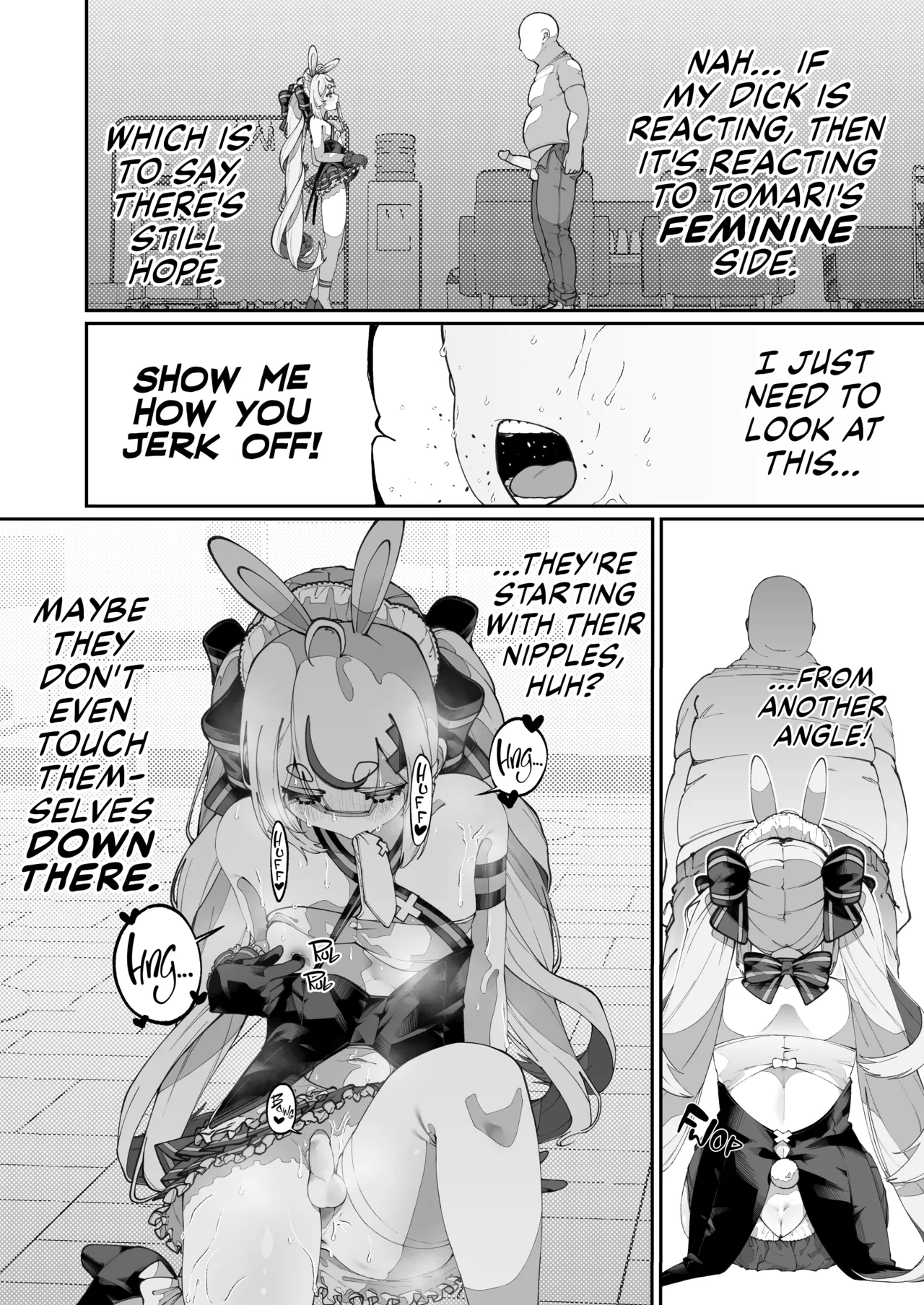 Mannen Hatsujou Usagi Oji-san, Saimin ni Kakatte Shimau. | Insatiably Horny Bunny Oji-san Falls Victim To Hypnosis page 10 full