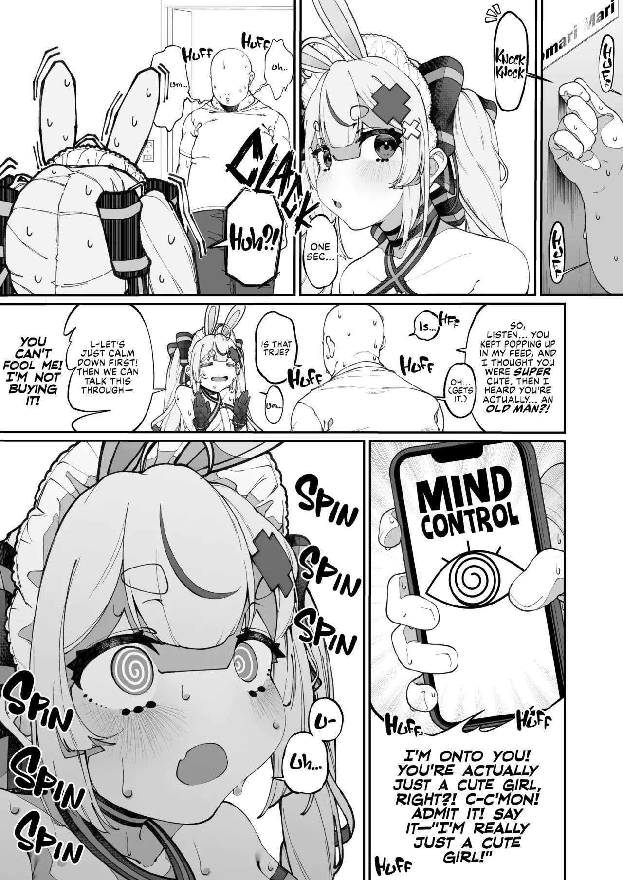 Mannen Hatsujou Usagi Oji-san, Saimin ni Kakatte Shimau. | Insatiably Horny Bunny Oji-san Falls Victim To Hypnosis page 5 full