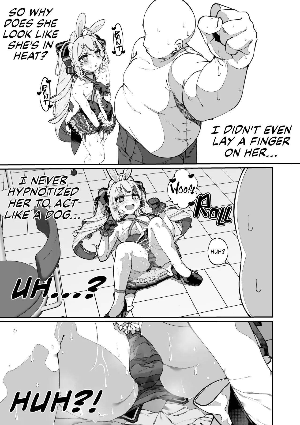 Mannen Hatsujou Usagi Oji-san, Saimin ni Kakatte Shimau. | Insatiably Horny Bunny Oji-san Falls Victim To Hypnosis page 7 full