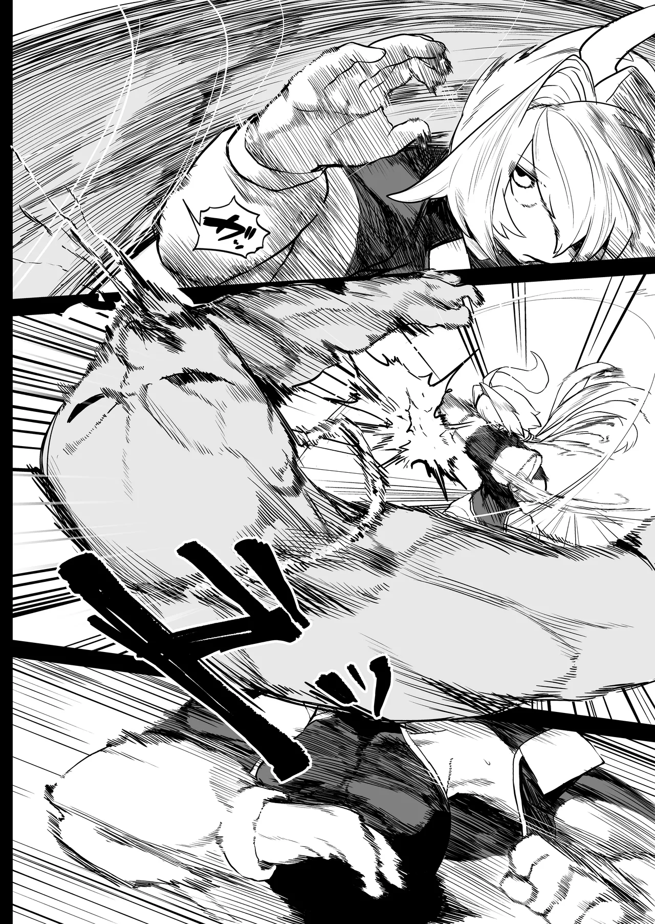 Sange ~Saikyou Kakutoumusume Mesu Ochi Rape~ page 10 full