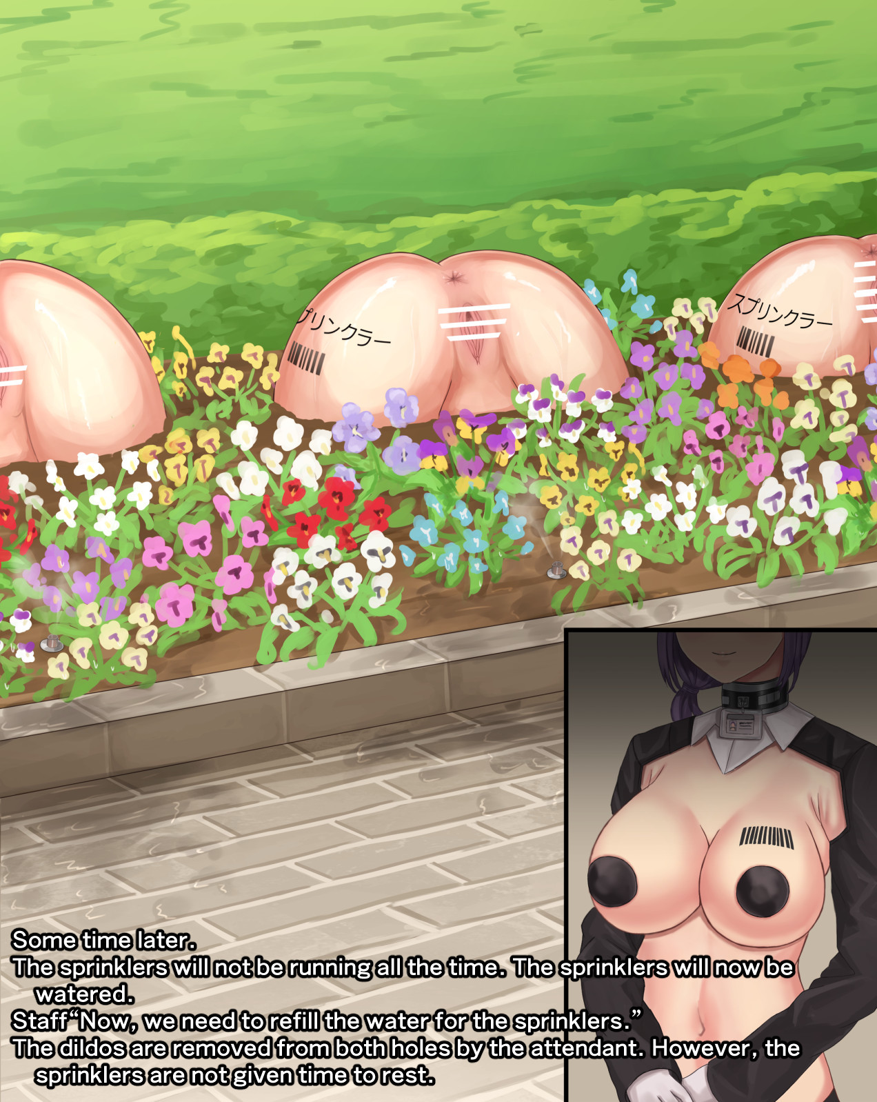 Fixtures in the courtyard - Story page 9 full