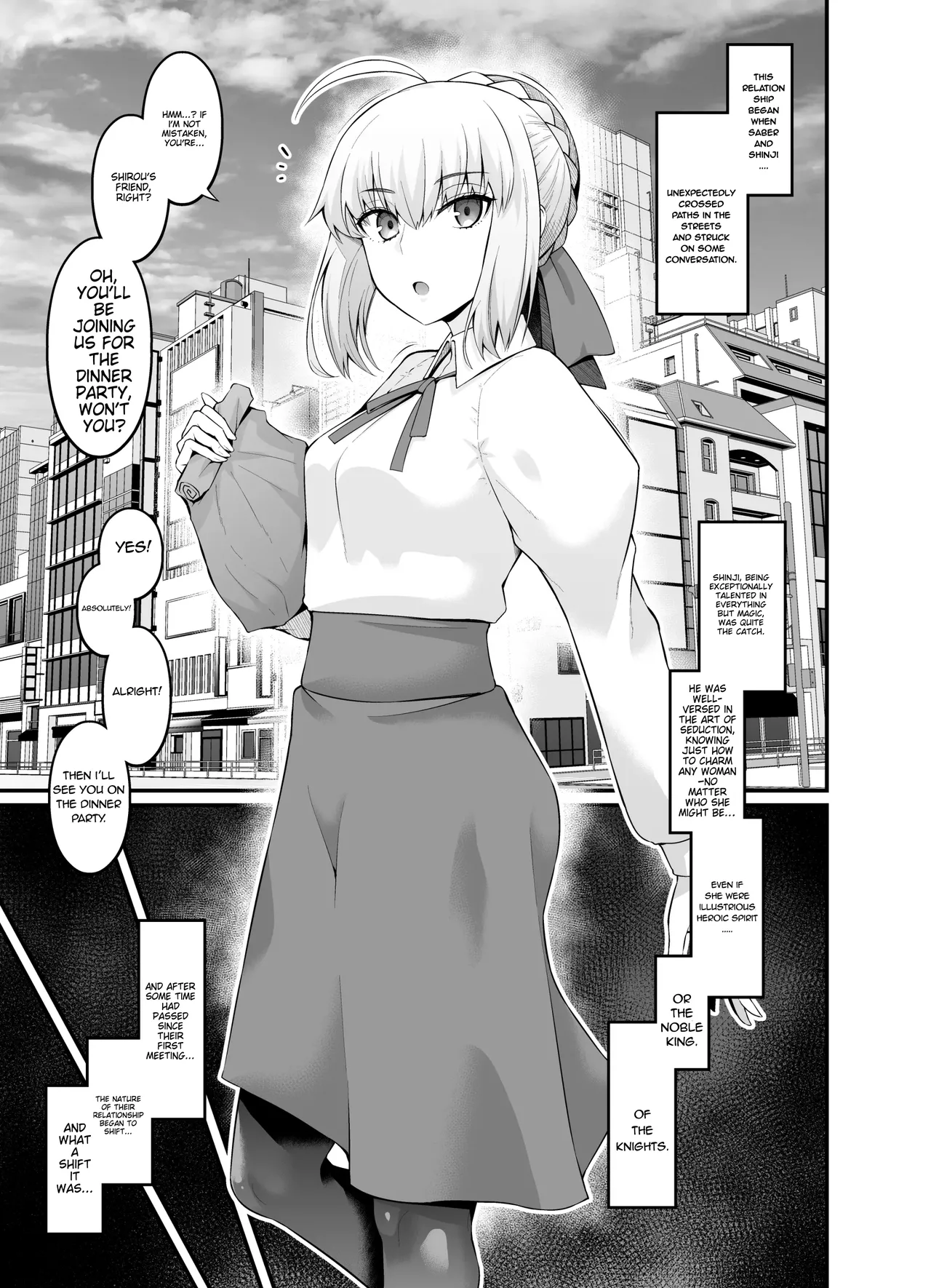 Saoyaku Shinji ga Saber-tachi to Yarimakuru Hon page 3 full
