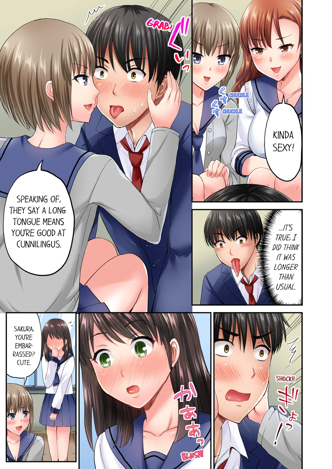 Pashiri no Shita Teku, Yabaitte... ~ Ebi Sori Iki Suru Namaiki Gyaru | Bullied Boy's Tongue Revenge Vol.1-4 page 6 full